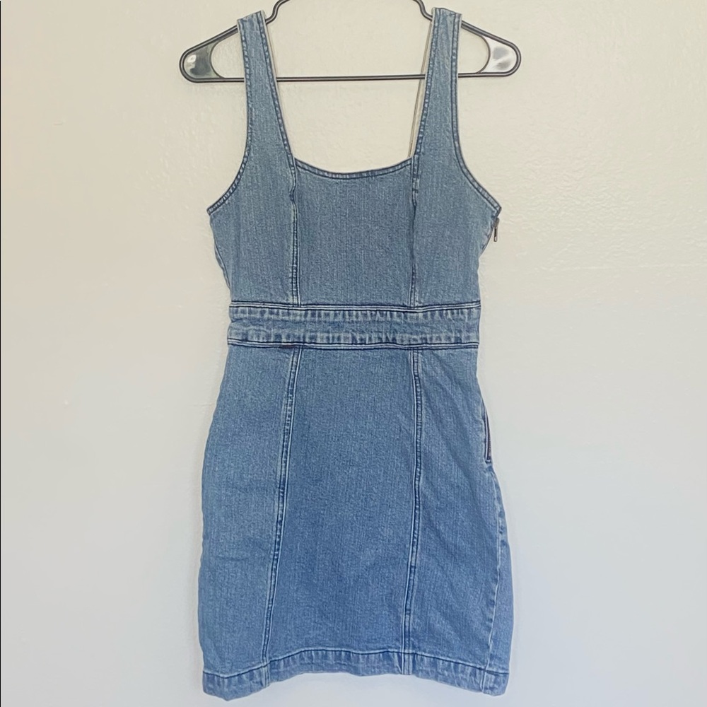 • Denim Bodycon Dress •